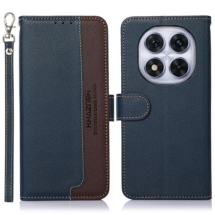 KHAZNEH Funda para teléfono RFID de cuero con textura Litchi, For Redmi A7 Pro 171mm/Poco C85x 5G Global, For Redmi Turbo 5 Max / Poco X8 Pro Max, For Redmi Turbo 5 5G / Poco X8 Pro 5G, For Redmi Note 15 Pro+ 5G Global 163.3mm                          ...