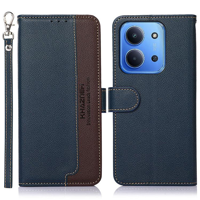KHAZNEH Funda para teléfono RFID de cuero con textura Litchi, For Redmi A7 Pro 171mm/Poco C85x 5G Global, For Redmi Turbo 5 Max / Poco X8 Pro Max, For Redmi Turbo 5 5G / Poco X8 Pro 5G, For Redmi Note 15 Pro+ 5G Global 163.3mm                          ...