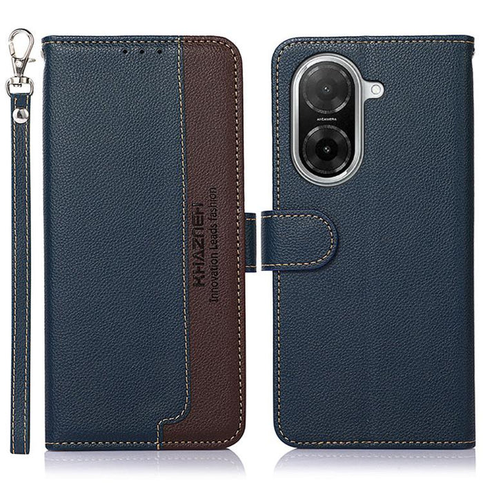 KHAZNEH Funda para teléfono RFID de cuero con textura Litchi, For Redmi A7 Pro 171mm/Poco C85x 5G Global, For Redmi Turbo 5 Max / Poco X8 Pro Max, For Redmi Turbo 5 5G / Poco X8 Pro 5G, For Redmi Note 15 Pro+ 5G Global 163.3mm                          ...