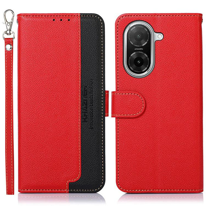 KHAZNEH Funda para teléfono RFID de cuero con textura Litchi, For Redmi A7 Pro 171mm/Poco C85x 5G Global, For Redmi Turbo 5 Max / Poco X8 Pro Max, For Redmi Turbo 5 5G / Poco X8 Pro 5G, For Redmi Note 15 Pro+ 5G Global 163.3mm                          ...