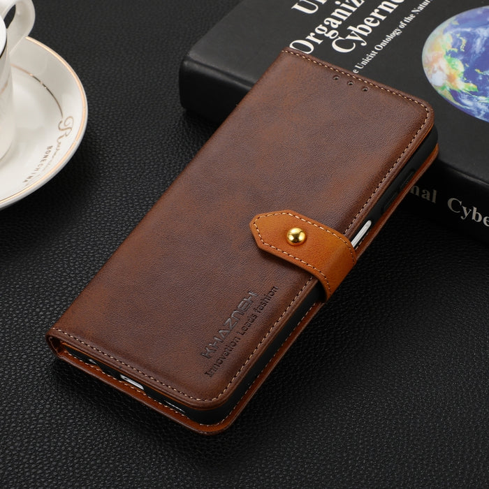 Funda de cuero con tapa para teléfono con textura de piel de vaca KHAZNEH, For Redmi 14 4G, For Xiaomi Redmi 13 4G