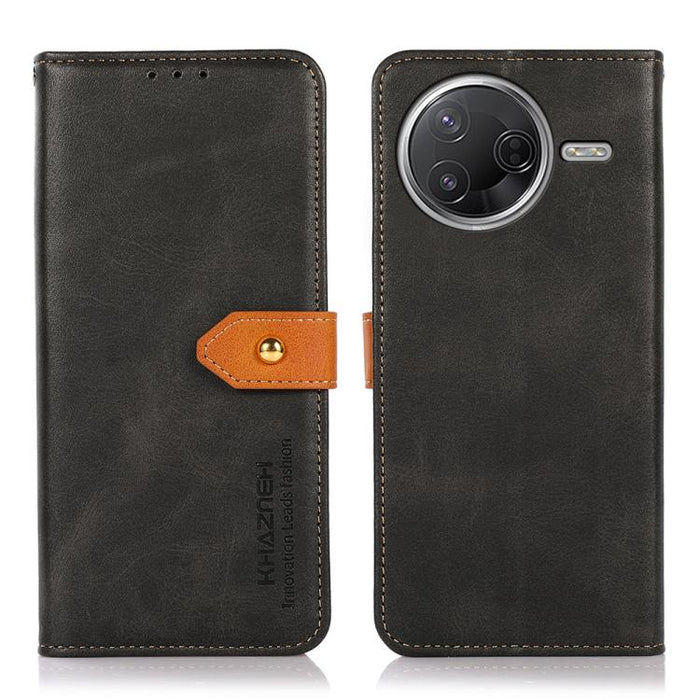 Funda de cuero con tapa para teléfono con textura de piel de vaca KHAZNEH, For Redmi A7 Pro 171mm/Poco C85x 5G, For Redmi Turbo 5 Max / Poco X8 Pro Max, For Redmi Turbo 5 5G / Poco X8 Pro 5G, For Redmi Note 15 Pro+ 5G Global 163.3                      ...