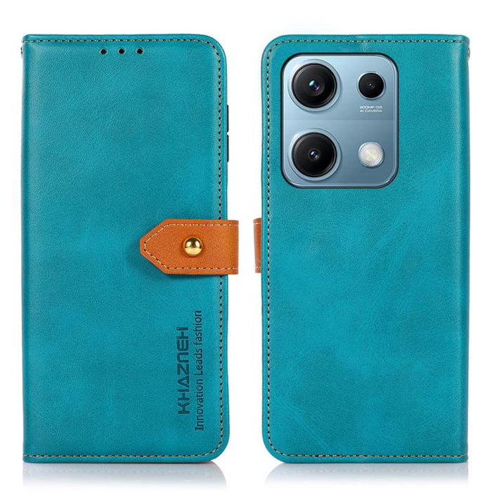 Funda de cuero con tapa para teléfono con textura de piel de vaca KHAZNEH, For Redmi A7 Pro 171mm/Poco C85x 5G, For Redmi Turbo 5 Max / Poco X8 Pro Max, For Redmi Turbo 5 5G / Poco X8 Pro 5G, For Redmi Note 15 Pro+ 5G Global 163.3                      ...