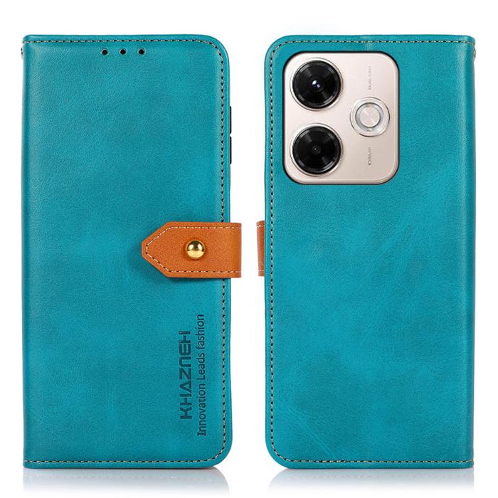 Funda de cuero con tapa para teléfono con textura de piel de vaca KHAZNEH, For Redmi A7 Pro 171mm/Poco C85x 5G, For Redmi Turbo 5 Max / Poco X8 Pro Max, For Redmi Turbo 5 5G / Poco X8 Pro 5G, For Redmi Note 15 Pro+ 5G Global 163.3                      ...
