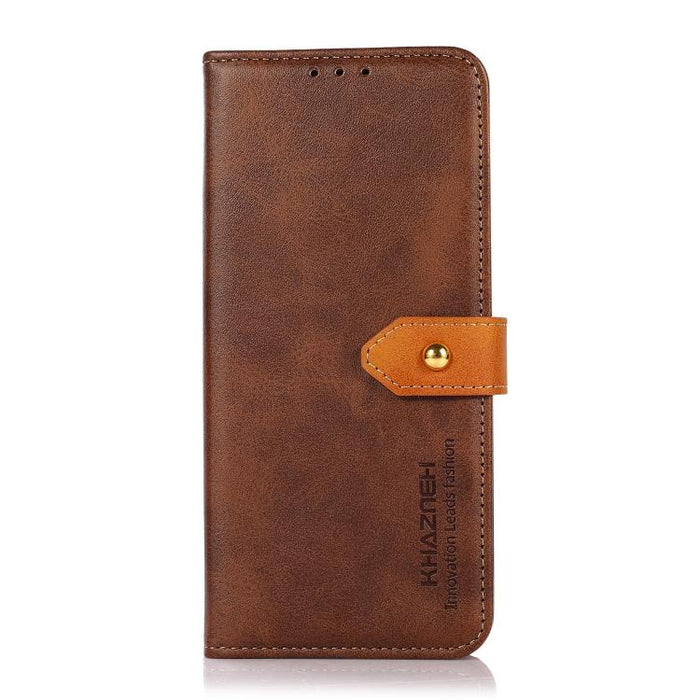 Funda de cuero con tapa para teléfono con textura de piel de vaca KHAZNEH, For Redmi 14 4G, For Xiaomi Redmi 13 4G