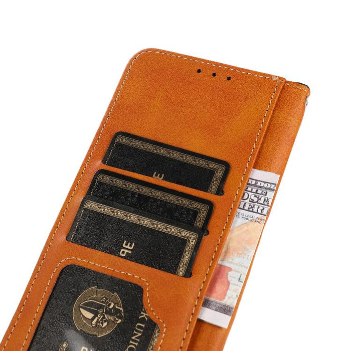 Funda de cuero con tapa para teléfono con textura de piel de vaca KHAZNEH, For Redmi 14 4G, For Xiaomi Redmi 13 4G