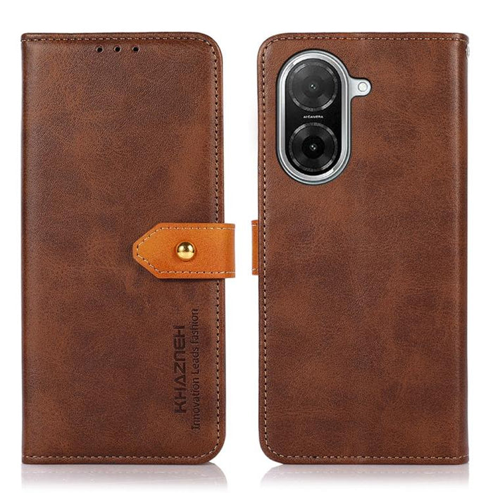 Funda de cuero con tapa para teléfono con textura de piel de vaca KHAZNEH, For Redmi A7 Pro 171mm/Poco C85x 5G, For Redmi Turbo 5 Max / Poco X8 Pro Max, For Redmi Turbo 5 5G / Poco X8 Pro 5G, For Redmi Note 15 Pro+ 5G Global 163.3                      ...