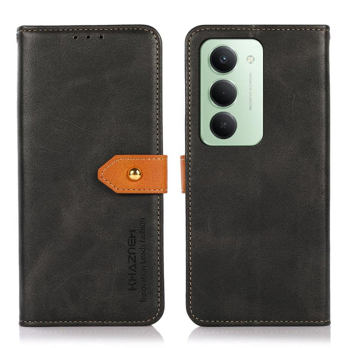 Funda de cuero con tapa para teléfono con textura de piel de vaca KHAZNEH, For Redmi A7 Pro 171mm/Poco C85x 5G, For Redmi Turbo 5 Max / Poco X8 Pro Max, For Redmi Turbo 5 5G / Poco X8 Pro 5G, For Redmi Note 15 Pro+ 5G Global 163.3                      ...