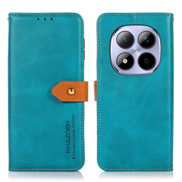 Funda de cuero con tapa para teléfono con textura de piel de vaca KHAZNEH, For Redmi A7 Pro 171mm/Poco C85x 5G, For Redmi Turbo 5 Max / Poco X8 Pro Max, For Redmi Turbo 5 5G / Poco X8 Pro 5G, For Redmi Note 15 Pro+ 5G Global 163.3                      ...