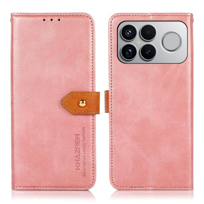 Funda de cuero con tapa para teléfono con textura de piel de vaca KHAZNEH, For Redmi A7 Pro 171mm/Poco C85x 5G, For Redmi Turbo 5 Max / Poco X8 Pro Max, For Redmi Turbo 5 5G / Poco X8 Pro 5G, For Redmi Note 15 Pro+ 5G Global 163.3                      ...