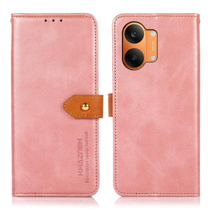 Funda de cuero con tapa para teléfono con textura de piel de vaca KHAZNEH, For Redmi A7 Pro 171mm/Poco C85x 5G, For Redmi Turbo 5 Max / Poco X8 Pro Max, For Redmi Turbo 5 5G / Poco X8 Pro 5G, For Redmi Note 15 Pro+ 5G Global 163.3                      ...