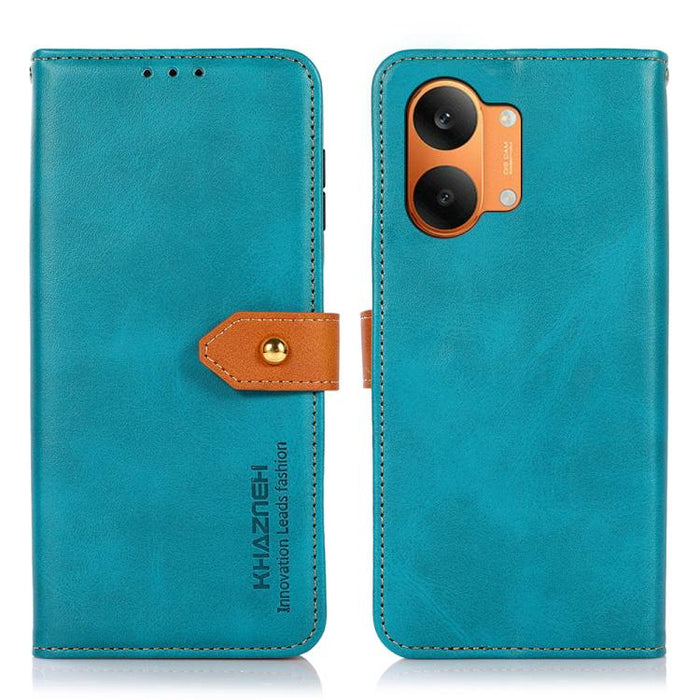 Funda de cuero con tapa para teléfono con textura de piel de vaca KHAZNEH, For Redmi A7 Pro 171mm/Poco C85x 5G, For Redmi Turbo 5 Max / Poco X8 Pro Max, For Redmi Turbo 5 5G / Poco X8 Pro 5G, For Redmi Note 15 Pro+ 5G Global 163.3                      ...