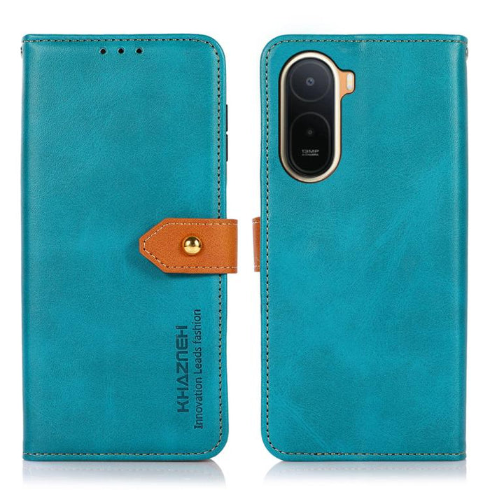 Funda de cuero con tapa para teléfono con textura de piel de vaca KHAZNEH, For Redmi A7 Pro 171mm/Poco C85x 5G, For Redmi Turbo 5 Max / Poco X8 Pro Max, For Redmi Turbo 5 5G / Poco X8 Pro 5G, For Redmi Note 15 Pro+ 5G Global 163.3                      ...