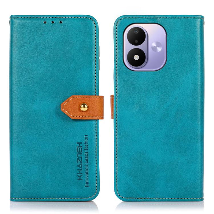 Funda de cuero con tapa para teléfono con textura de piel de vaca KHAZNEH, For Redmi A7 Pro 171mm/Poco C85x 5G, For Redmi Turbo 5 Max / Poco X8 Pro Max, For Redmi Turbo 5 5G / Poco X8 Pro 5G, For Redmi Note 15 Pro+ 5G Global 163.3                      ...