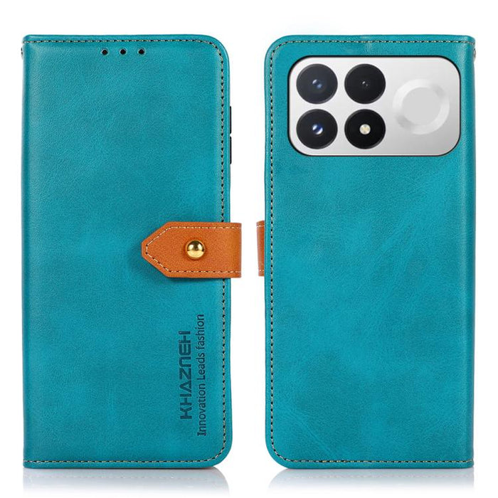 Funda de cuero con tapa para teléfono con textura de piel de vaca KHAZNEH, For Redmi Note 17 4G Global 169.7mm, For Redmi Note 17 Pro+ 5G Global 163.4, For Redmi Note 17 Pro 5G Global 163.5mm, For Redmi K100 Pro Max/Poco F9 Ultra 5G                    ...