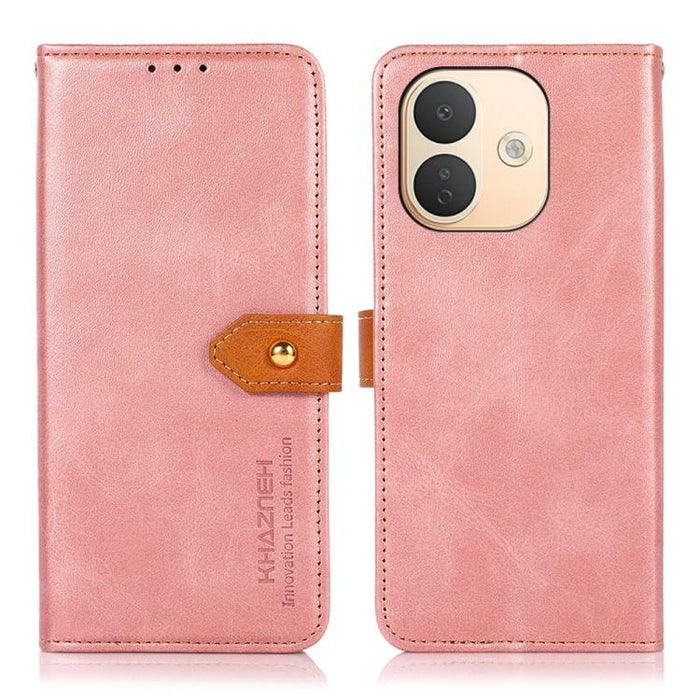 Funda de cuero con tapa para teléfono con textura de piel de vaca KHAZNEH, For Redmi Note 17 4G Global 169.7mm, For Redmi Note 17 Pro+ 5G Global 163.4, For Redmi Note 17 Pro 5G Global 163.5mm, For Redmi K100 Pro Max/Poco F9 Ultra 5G                    ...