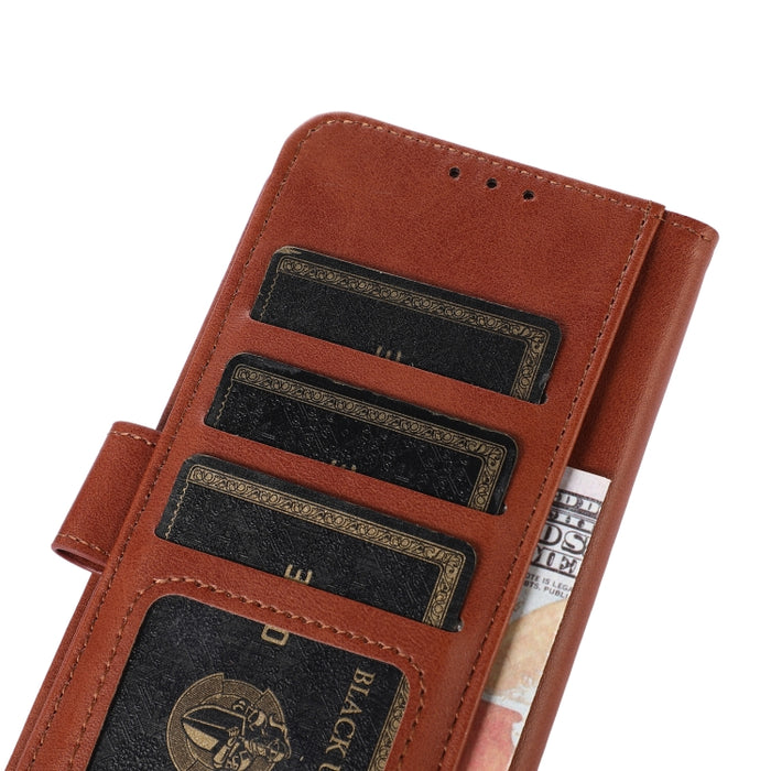 Funda para teléfono de cuero con textura de vaca, For Redmi 14C 4G, For Xiaomi Redmi 13 4G