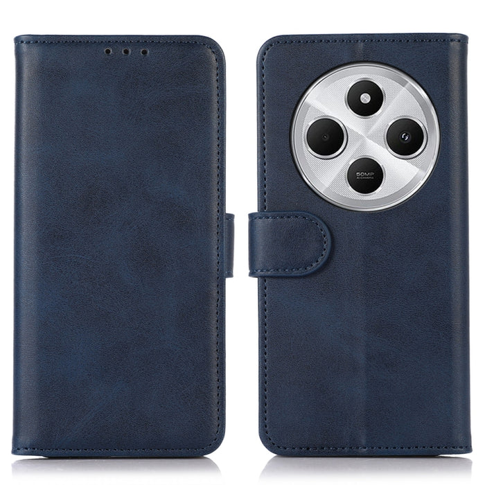 Funda para teléfono de cuero con textura de vaca, For Redmi 14C 4G, For Xiaomi Redmi 13 4G