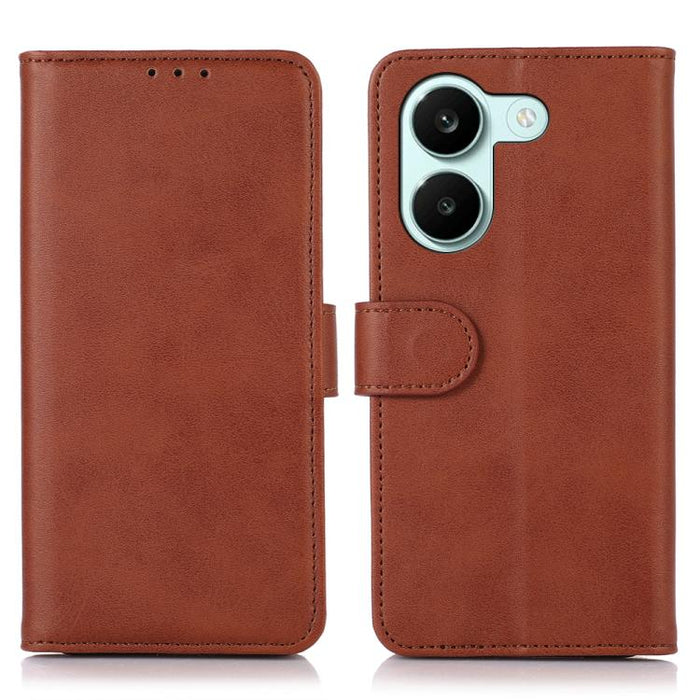 Funda para teléfono de cuero con textura de vaca, For Redmi A7 Pro 171mm/Poco C85x 5G, For Redmi Turbo 5 Max / Poco X8 Pro Max, For Redmi Turbo 5 5G / Poco X8 Pro 5G, For Redmi Note 15 Pro+ 5G Global 163.3, For Redmi Note 15 5G Global 164mm            ...