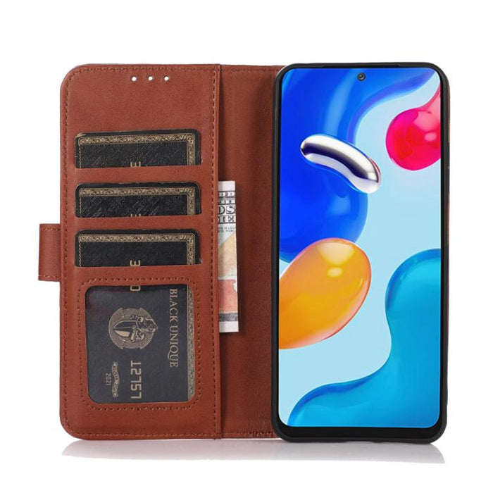 Funda para teléfono de cuero con textura de vaca, For Redmi A7 Pro 171mm/Poco C85x 5G, For Redmi Turbo 5 Max / Poco X8 Pro Max, For Redmi Turbo 5 5G / Poco X8 Pro 5G, For Redmi Note 15 Pro+ 5G Global 163.3, For Redmi Note 15 5G Global 164mm            ...