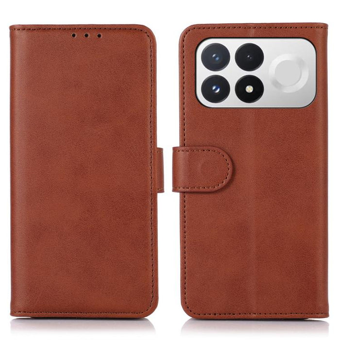 Funda para teléfono de cuero con textura de vaca, For Redmi Note 17 4G Global 169.7mm, For Redmi K100 Pro Max/Poco F9 Ultra 5G, For Redmi K100 Pro 5G/Poco F9 Pro 5G, For Redmi 17 5G / 4G Global 170mm, For Redmi A7 Pro 171mm/Poco C85x 5G                ...