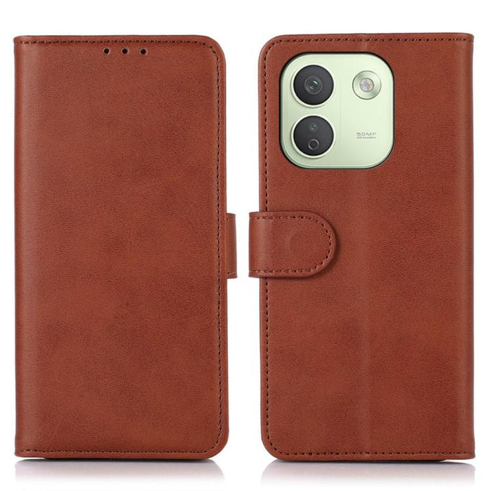 Funda para teléfono de cuero con textura de vaca, For Redmi Note 17 4G Global 169.7mm, For Redmi K100 Pro Max/Poco F9 Ultra 5G, For Redmi K100 Pro 5G/Poco F9 Pro 5G, For Redmi 17 5G / 4G Global 170mm, For Redmi A7 Pro 171mm/Poco C85x 5G                ...