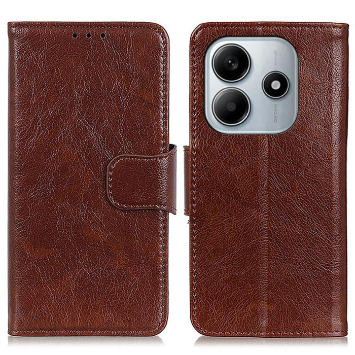 Funda para teléfono de cuero con tapa horizontal con textura de napa, For Redmi A7 Pro 171mm/Poco C85x 5G, For Redmi Turbo 5 Max / Poco X8 Pro Max, For Redmi Turbo 5 5G / Poco X8 Pro 5G, For Redmi Note 15 Pro+ 5G Global 163.3                           ...