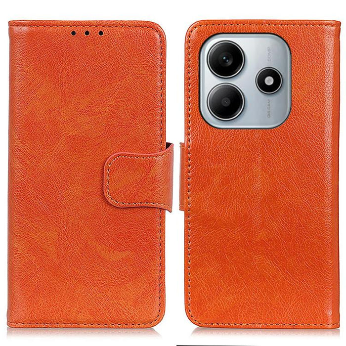 Funda para teléfono de cuero con tapa horizontal con textura de napa, For Redmi A7 Pro 171mm/Poco C85x 5G, For Redmi Turbo 5 Max / Poco X8 Pro Max, For Redmi Turbo 5 5G / Poco X8 Pro 5G, For Redmi Note 15 Pro+ 5G Global 163.3                           ...