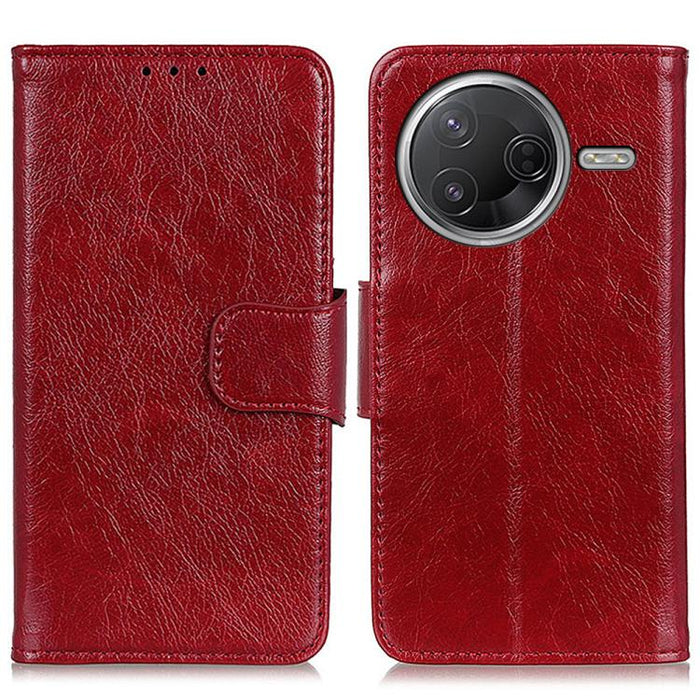 Funda para teléfono de cuero con tapa horizontal con textura de napa, For Redmi A7 Pro 171mm/Poco C85x 5G, For Redmi Turbo 5 Max / Poco X8 Pro Max, For Redmi Turbo 5 5G / Poco X8 Pro 5G, For Redmi Note 15 Pro+ 5G Global 163.3                           ...