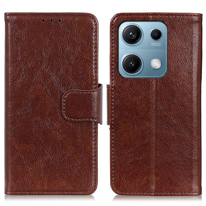 Funda para teléfono de cuero con tapa horizontal con textura de napa, For Redmi A7 Pro 171mm/Poco C85x 5G, For Redmi Turbo 5 Max / Poco X8 Pro Max, For Redmi Turbo 5 5G / Poco X8 Pro 5G, For Redmi Note 15 Pro+ 5G Global 163.3                           ...