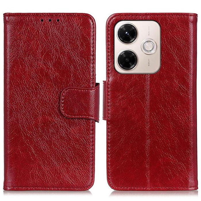 Funda para teléfono de cuero con tapa horizontal con textura de napa, For Redmi A7 Pro 171mm/Poco C85x 5G, For Redmi Turbo 5 Max / Poco X8 Pro Max, For Redmi Turbo 5 5G / Poco X8 Pro 5G, For Redmi Note 15 Pro+ 5G Global 163.3                           ...