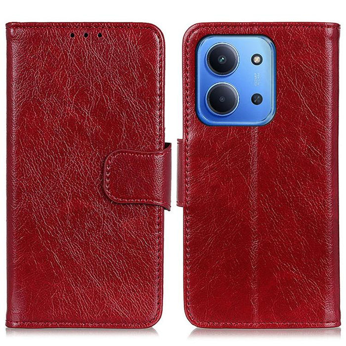Funda para teléfono de cuero con tapa horizontal con textura de napa, For Redmi A7 Pro 171mm/Poco C85x 5G, For Redmi Turbo 5 Max / Poco X8 Pro Max, For Redmi Turbo 5 5G / Poco X8 Pro 5G, For Redmi Note 15 Pro+ 5G Global 163.3                           ...