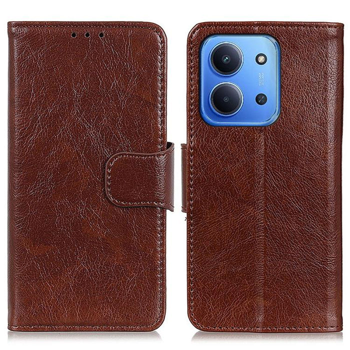 Funda para teléfono de cuero con tapa horizontal con textura de napa, For Redmi A7 Pro 171mm/Poco C85x 5G, For Redmi Turbo 5 Max / Poco X8 Pro Max, For Redmi Turbo 5 5G / Poco X8 Pro 5G, For Redmi Note 15 Pro+ 5G Global 163.3                           ...