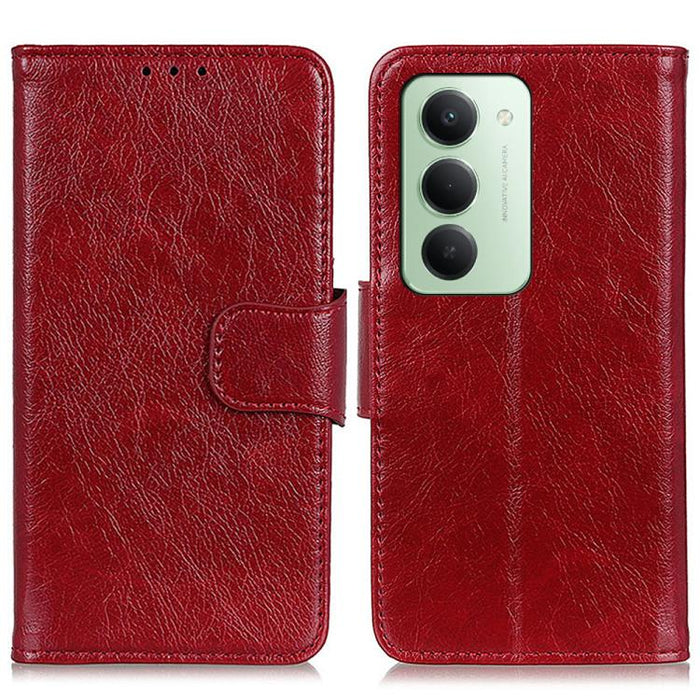 Funda para teléfono de cuero con tapa horizontal con textura de napa, For Redmi A7 Pro 171mm/Poco C85x 5G, For Redmi Turbo 5 Max / Poco X8 Pro Max, For Redmi Turbo 5 5G / Poco X8 Pro 5G, For Redmi Note 15 Pro+ 5G Global 163.3                           ...