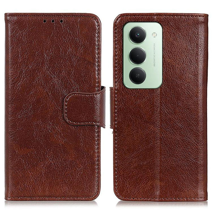 Funda para teléfono de cuero con tapa horizontal con textura de napa, For Redmi A7 Pro 171mm/Poco C85x 5G, For Redmi Turbo 5 Max / Poco X8 Pro Max, For Redmi Turbo 5 5G / Poco X8 Pro 5G, For Redmi Note 15 Pro+ 5G Global 163.3                           ...