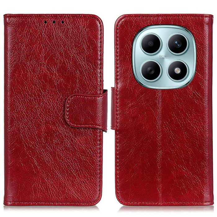 Funda para teléfono de cuero con tapa horizontal con textura de napa, For Redmi A7 Pro 171mm/Poco C85x 5G, For Redmi Turbo 5 Max / Poco X8 Pro Max, For Redmi Turbo 5 5G / Poco X8 Pro 5G, For Redmi Note 15 Pro+ 5G Global 163.3                           ...