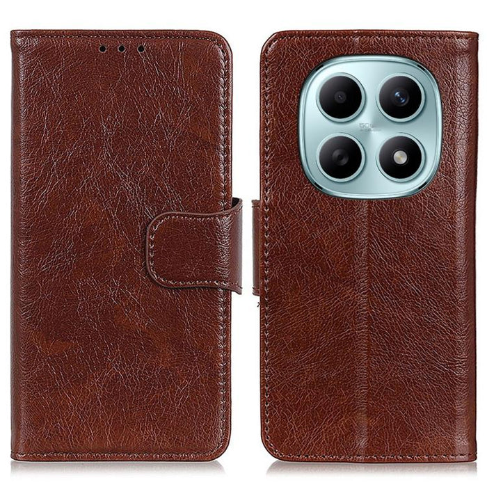 Funda para teléfono de cuero con tapa horizontal con textura de napa, For Redmi A7 Pro 171mm/Poco C85x 5G, For Redmi Turbo 5 Max / Poco X8 Pro Max, For Redmi Turbo 5 5G / Poco X8 Pro 5G, For Redmi Note 15 Pro+ 5G Global 163.3                           ...