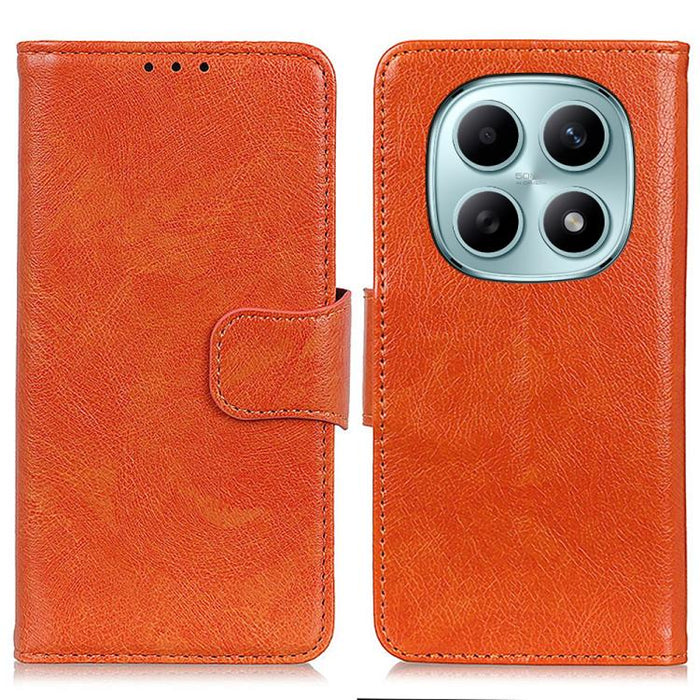 Funda para teléfono de cuero con tapa horizontal con textura de napa, For Redmi A7 Pro 171mm/Poco C85x 5G, For Redmi Turbo 5 Max / Poco X8 Pro Max, For Redmi Turbo 5 5G / Poco X8 Pro 5G, For Redmi Note 15 Pro+ 5G Global 163.3                           ...