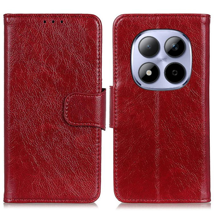 Funda para teléfono de cuero con tapa horizontal con textura de napa, For Redmi A7 Pro 171mm/Poco C85x 5G, For Redmi Turbo 5 Max / Poco X8 Pro Max, For Redmi Turbo 5 5G / Poco X8 Pro 5G, For Redmi Note 15 Pro+ 5G Global 163.3                           ...