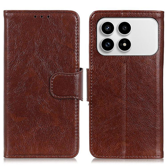 Funda para teléfono de cuero con tapa horizontal con textura de napa, For Redmi A7 Pro 171mm/Poco C85x 5G, For Redmi Turbo 5 Max / Poco X8 Pro Max, For Redmi Turbo 5 5G / Poco X8 Pro 5G, For Redmi Note 15 Pro+ 5G Global 163.3                           ...