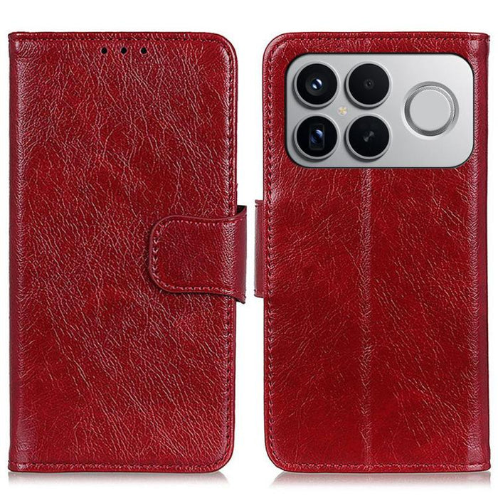 Funda para teléfono de cuero con tapa horizontal con textura de napa, For Redmi A7 Pro 171mm/Poco C85x 5G, For Redmi Turbo 5 Max / Poco X8 Pro Max, For Redmi Turbo 5 5G / Poco X8 Pro 5G, For Redmi Note 15 Pro+ 5G Global 163.3                           ...
