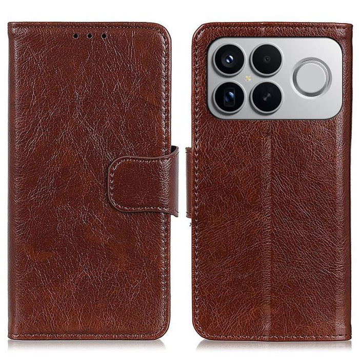 Funda para teléfono de cuero con tapa horizontal con textura de napa, For Redmi A7 Pro 171mm/Poco C85x 5G, For Redmi Turbo 5 Max / Poco X8 Pro Max, For Redmi Turbo 5 5G / Poco X8 Pro 5G, For Redmi Note 15 Pro+ 5G Global 163.3                           ...