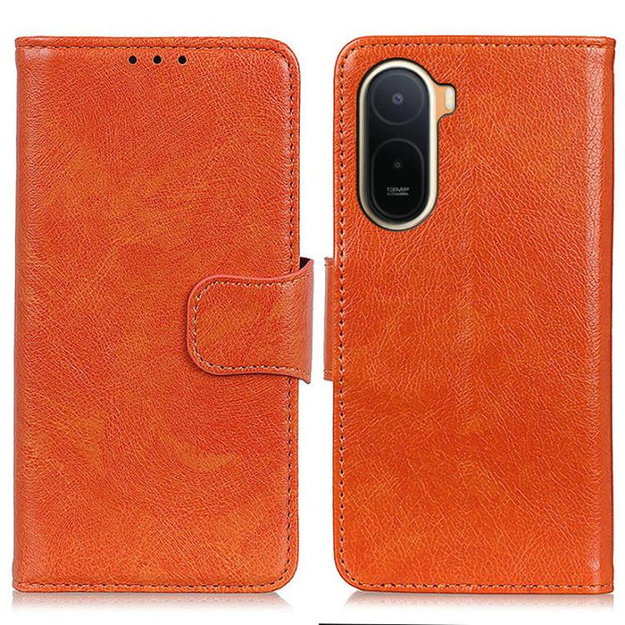 Funda para teléfono de cuero con tapa horizontal con textura de napa, For Redmi A7 Pro 171mm/Poco C85x 5G, For Redmi Turbo 5 Max / Poco X8 Pro Max, For Redmi Turbo 5 5G / Poco X8 Pro 5G, For Redmi Note 15 Pro+ 5G Global 163.3                           ...