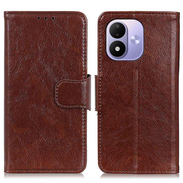 Funda para teléfono de cuero con tapa horizontal con textura de napa, For Redmi A7 Pro 171mm/Poco C85x 5G, For Redmi Turbo 5 Max / Poco X8 Pro Max, For Redmi Turbo 5 5G / Poco X8 Pro 5G, For Redmi Note 15 Pro+ 5G Global 163.3                           ...