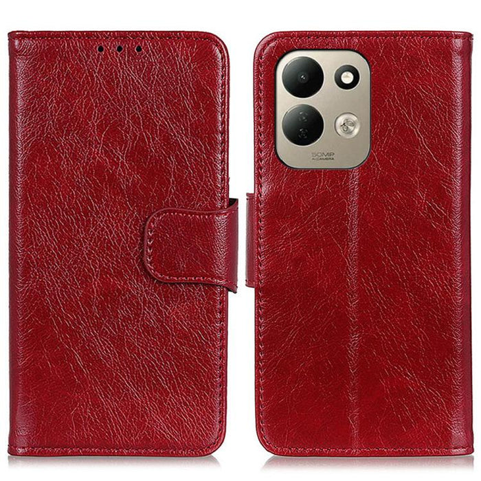 Funda para teléfono de cuero con tapa horizontal con textura de napa, For Redmi A7 Pro 171mm/Poco C85x 5G, For Redmi Turbo 5 Max / Poco X8 Pro Max, For Redmi Turbo 5 5G / Poco X8 Pro 5G, For Redmi Note 15 Pro+ 5G Global 163.3                           ...