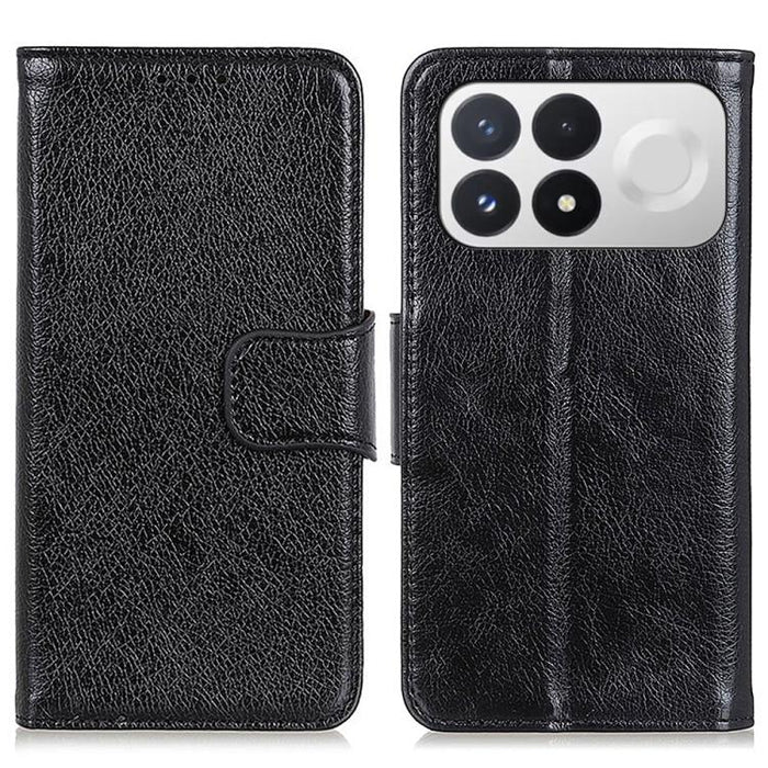 Funda para teléfono de cuero con tapa horizontal con textura de napa, For Redmi Note 17 4G Global 169.7mm, For Redmi Note 17 Pro+ 5G Global 163.4mm, For Redmi Note 17 Pro 5G Global 163.5mm, For Redmi K100 Pro Max/Poco F9 Ultra 5G                       ...