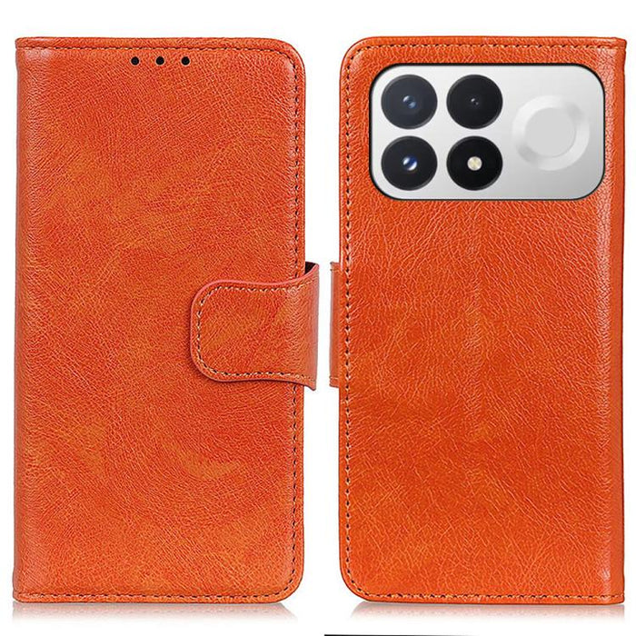 Funda para teléfono de cuero con tapa horizontal con textura de napa, For Redmi Note 17 4G Global 169.7mm, For Redmi Note 17 Pro+ 5G Global 163.4mm, For Redmi Note 17 Pro 5G Global 163.5mm, For Redmi K100 Pro Max/Poco F9 Ultra 5G                       ...
