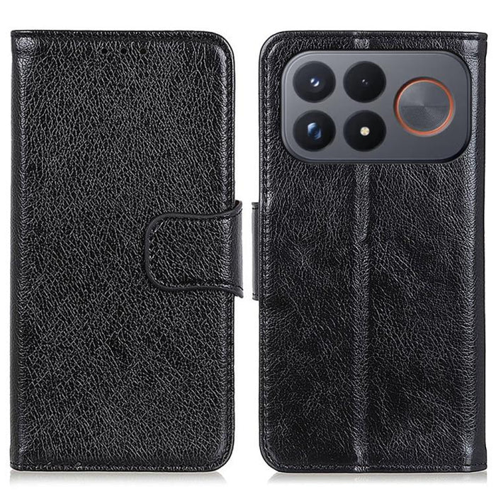 Funda para teléfono de cuero con tapa horizontal con textura de napa, For Redmi Note 17 4G Global 169.7mm, For Redmi Note 17 Pro+ 5G Global 163.4mm, For Redmi Note 17 Pro 5G Global 163.5mm, For Redmi K100 Pro Max/Poco F9 Ultra 5G                       ...