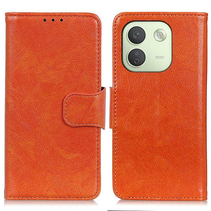 Funda para teléfono de cuero con tapa horizontal con textura de napa, For Redmi Note 17 4G Global 169.7mm, For Redmi Note 17 Pro+ 5G Global 163.4mm, For Redmi Note 17 Pro 5G Global 163.5mm, For Redmi K100 Pro Max/Poco F9 Ultra 5G                       ...