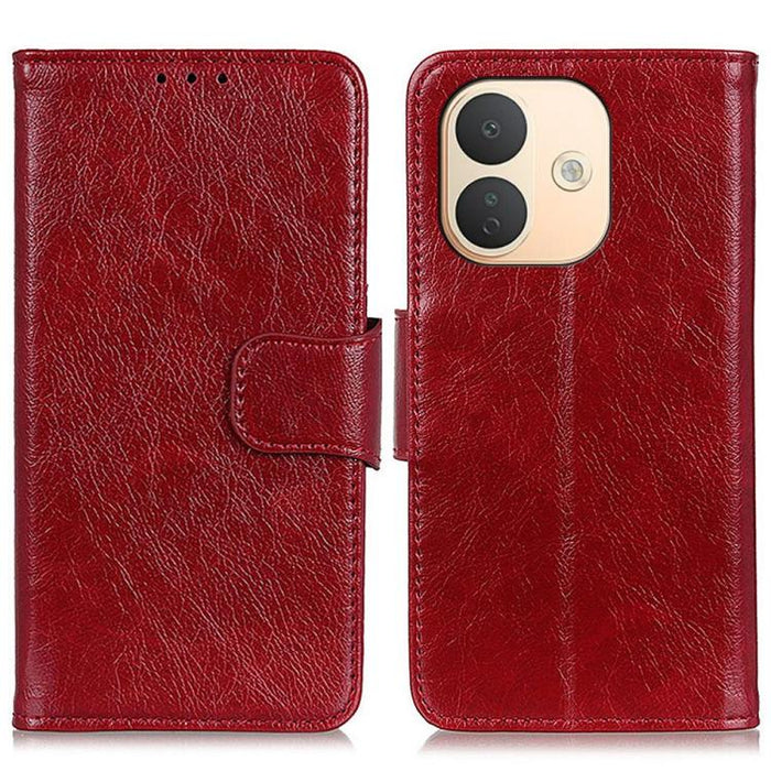 Funda para teléfono de cuero con tapa horizontal con textura de napa, For Redmi Note 17 4G Global 169.7mm, For Redmi Note 17 Pro+ 5G Global 163.4mm, For Redmi Note 17 Pro 5G Global 163.5mm, For Redmi K100 Pro Max/Poco F9 Ultra 5G                       ...